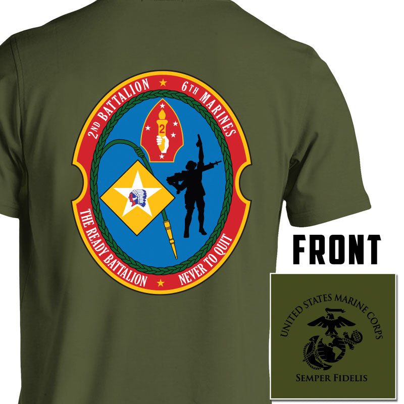 2nd Bn 6th Marines Unit T-Shirt