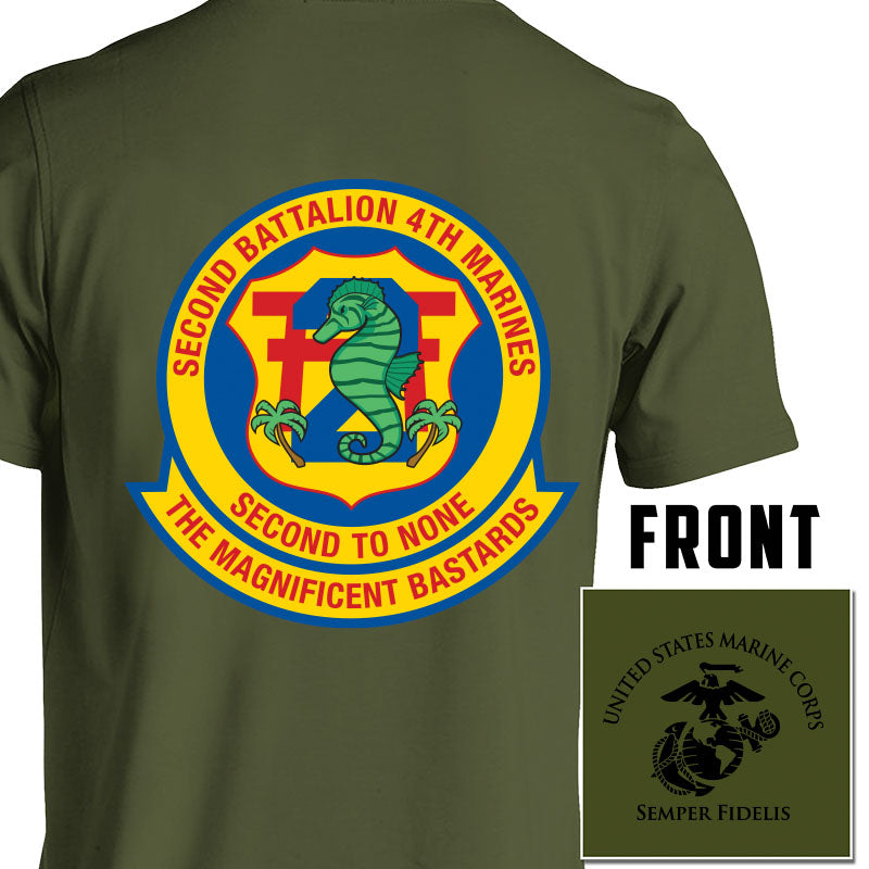 2nd Bn 4th Marines Unit T-Shirt
