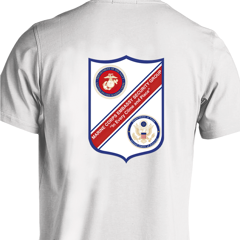 MSG Embassy Security Guard - USMC Unit T-Shirt