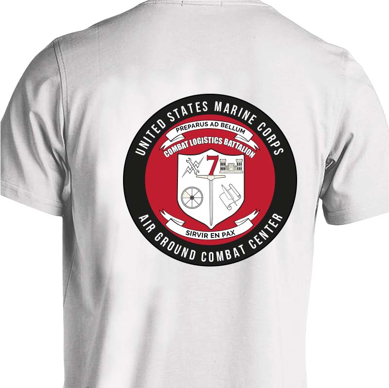 Combat Logistics Battalion 7 (CLB-7) Unit Logo T-Shirt