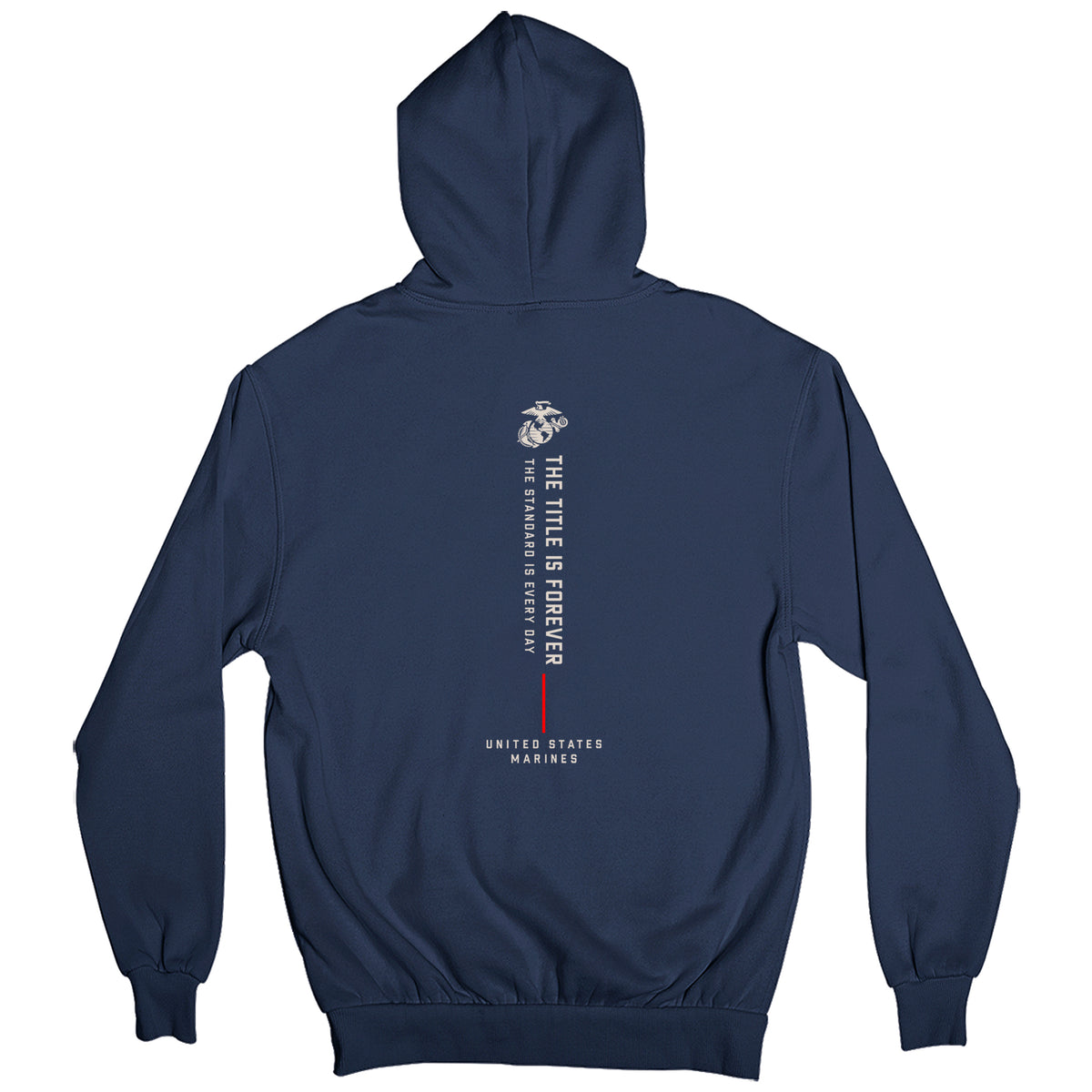USMC The Title Is Earned Never Given Hoodie