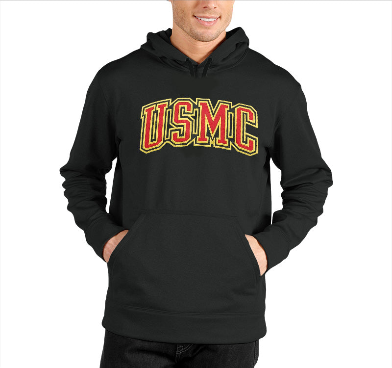 USMC 3D Embroidered Patch Marine Corps Hoodie