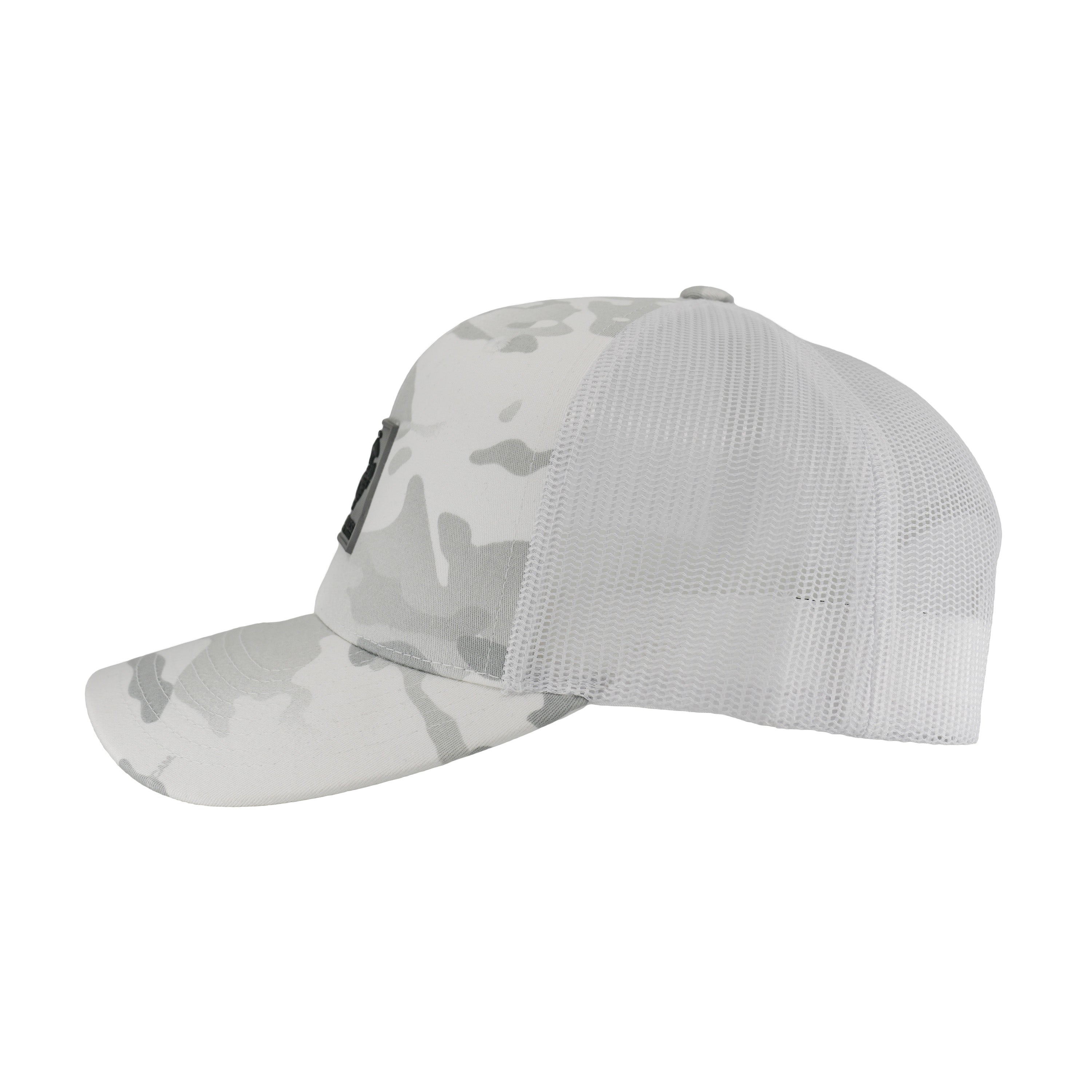 Marines Arctic Multicam Trucker Hat <br> Rubber EGA Patch Snapback