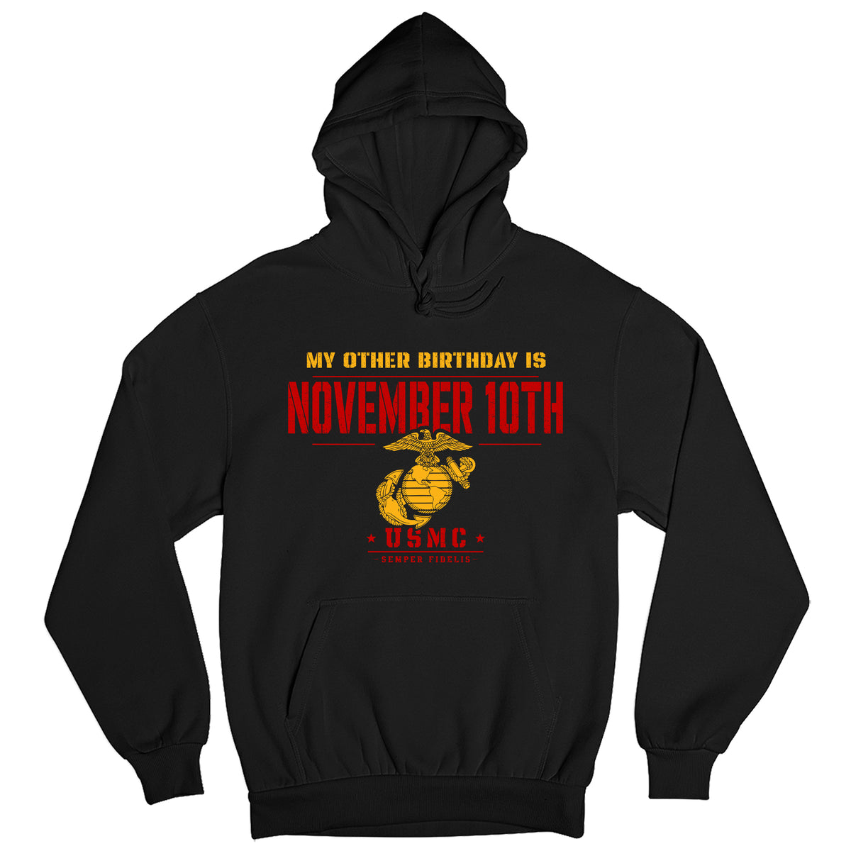 Marines November 10th Semper Fi Birthday Hoodie