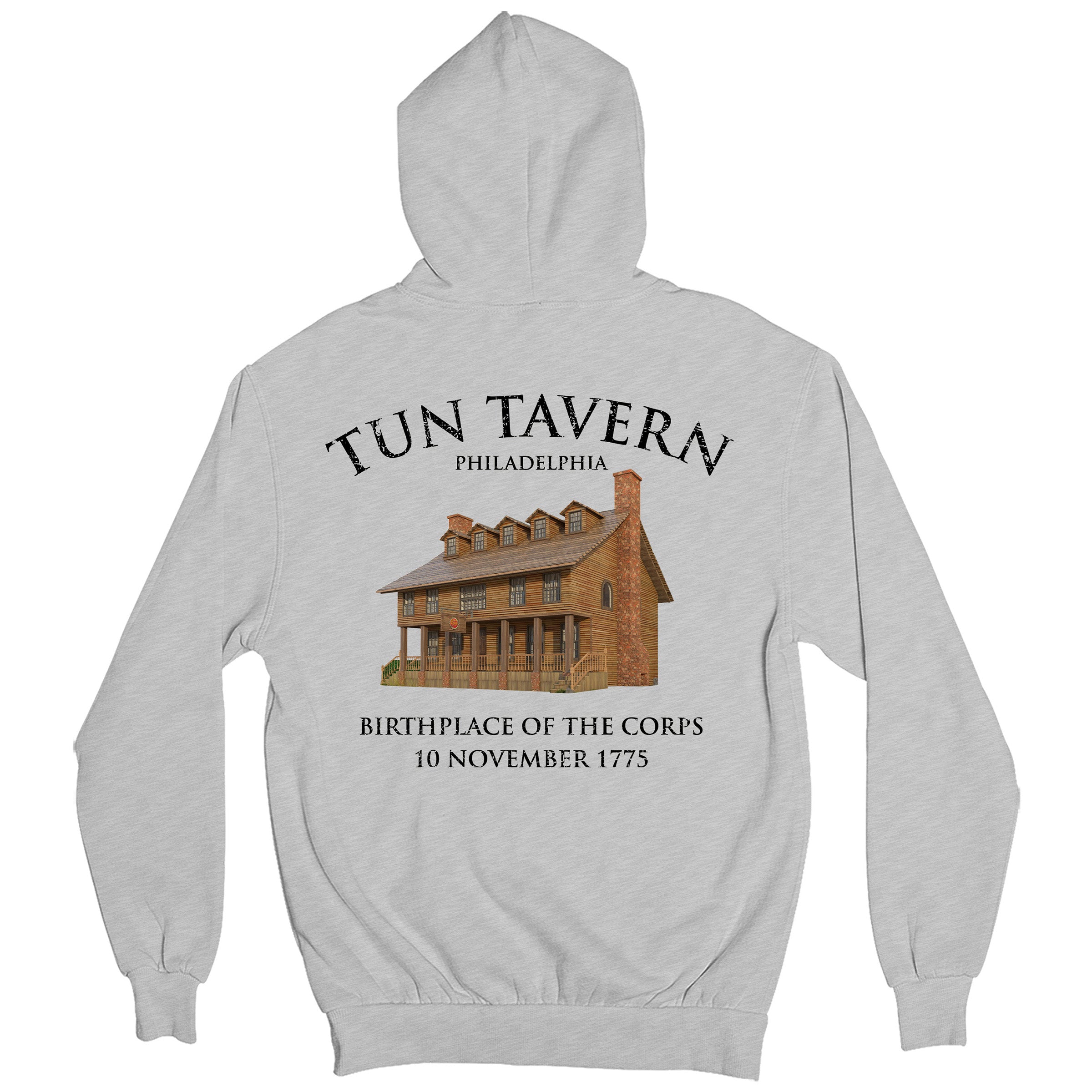 USMC Tun Tavern Born in a Bar Hoodie