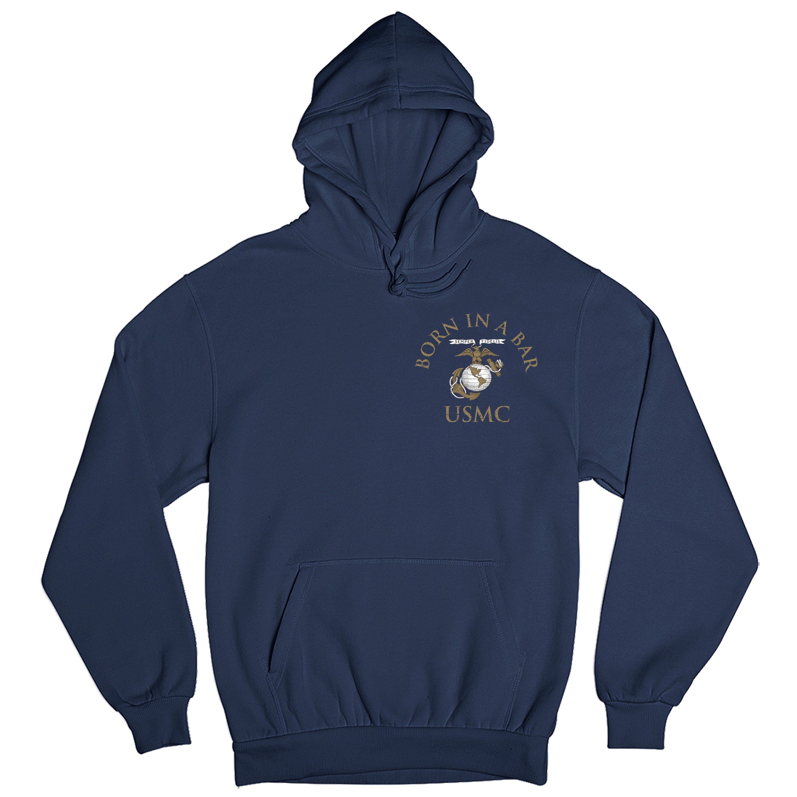 USMC Tun Tavern Born in a Bar Hoodie