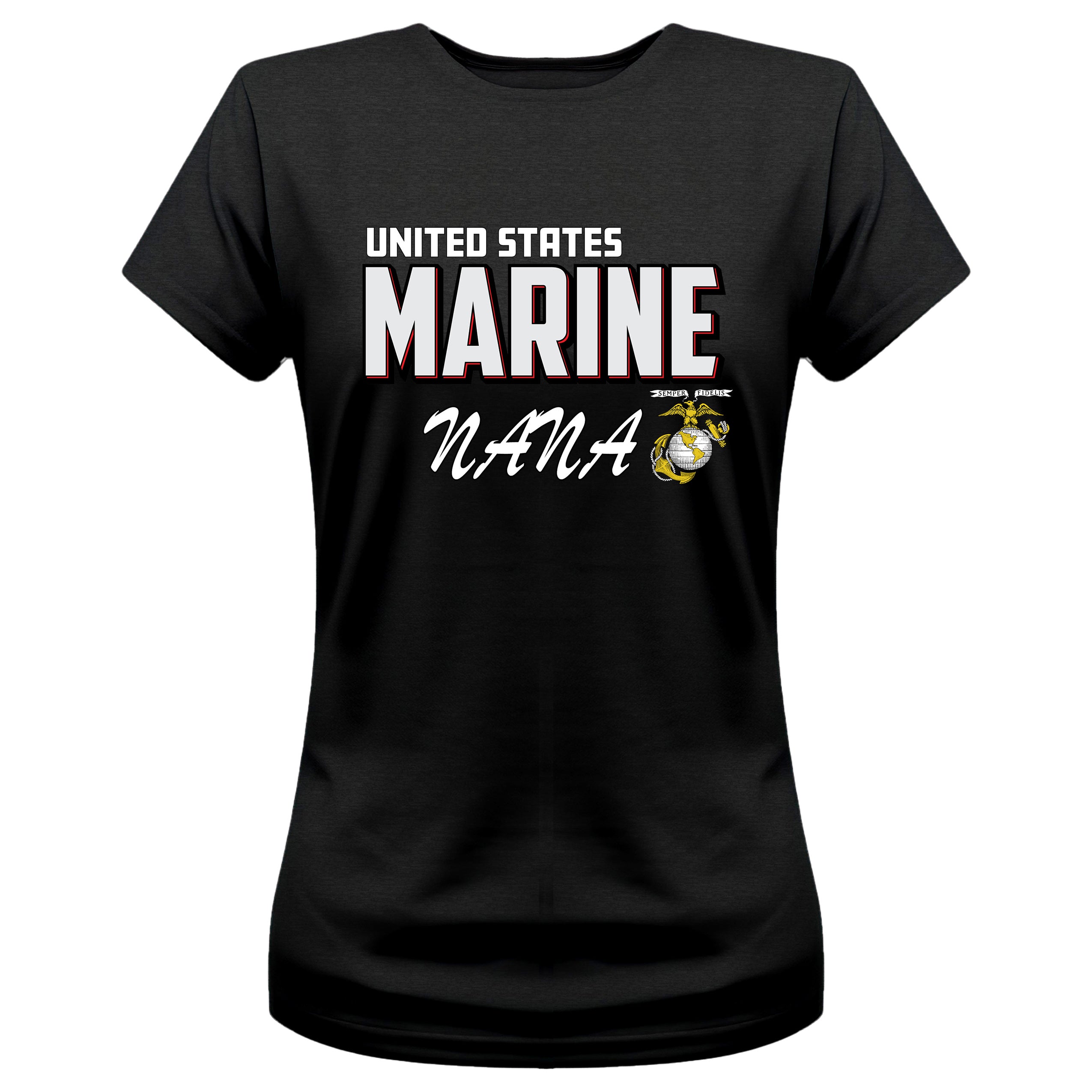 Women's Proud Marine Custom Family T-shirts