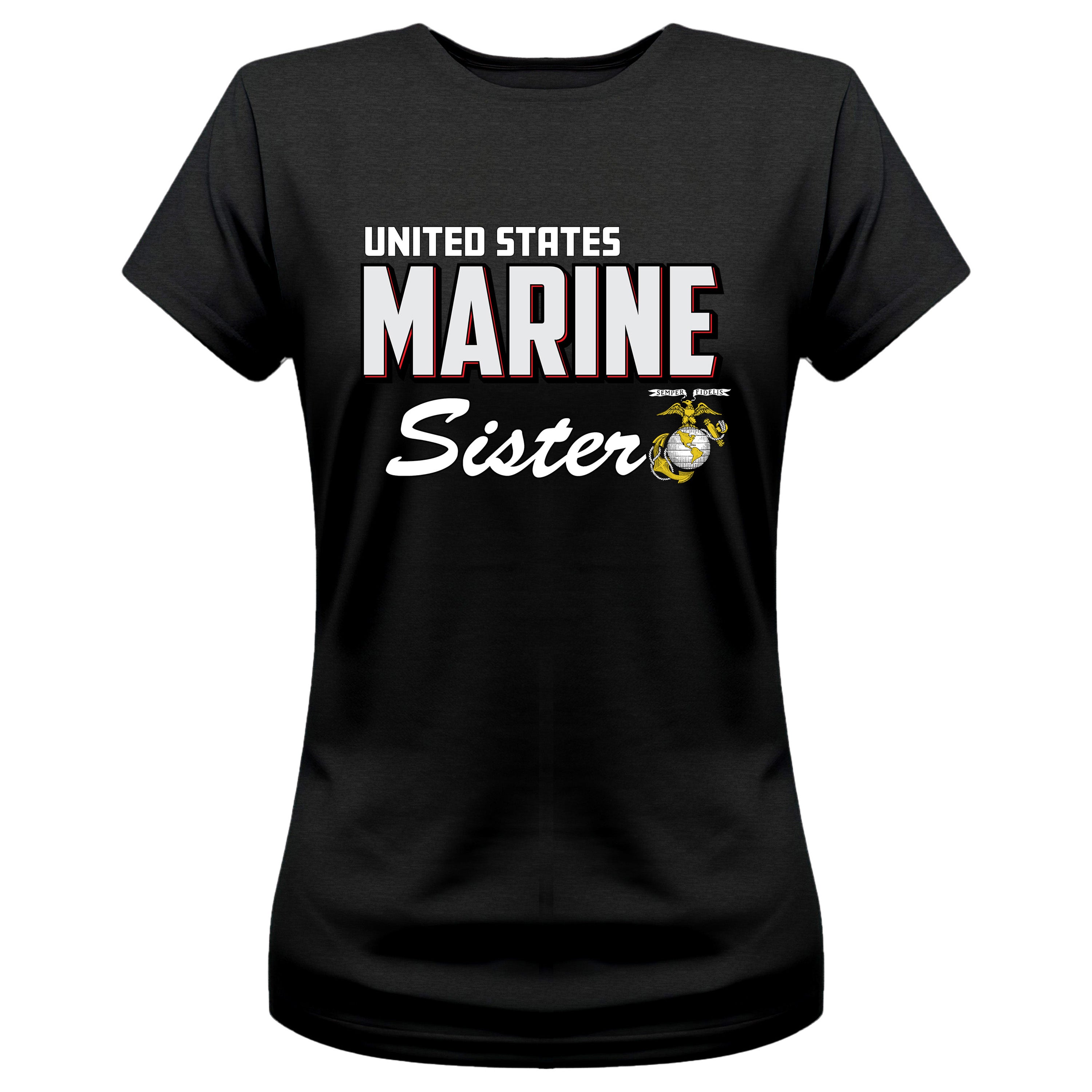 Women's Proud Marine Custom Family T-shirts
