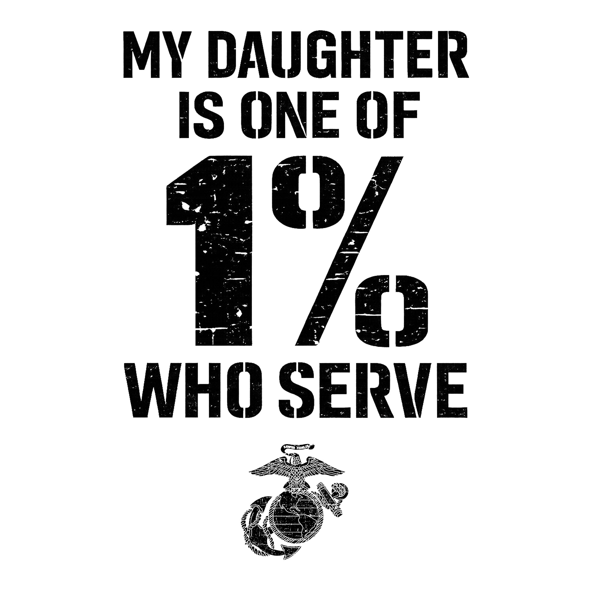 My Son/Daughter Is One of the 1% Who Serve USMC T-Shirt