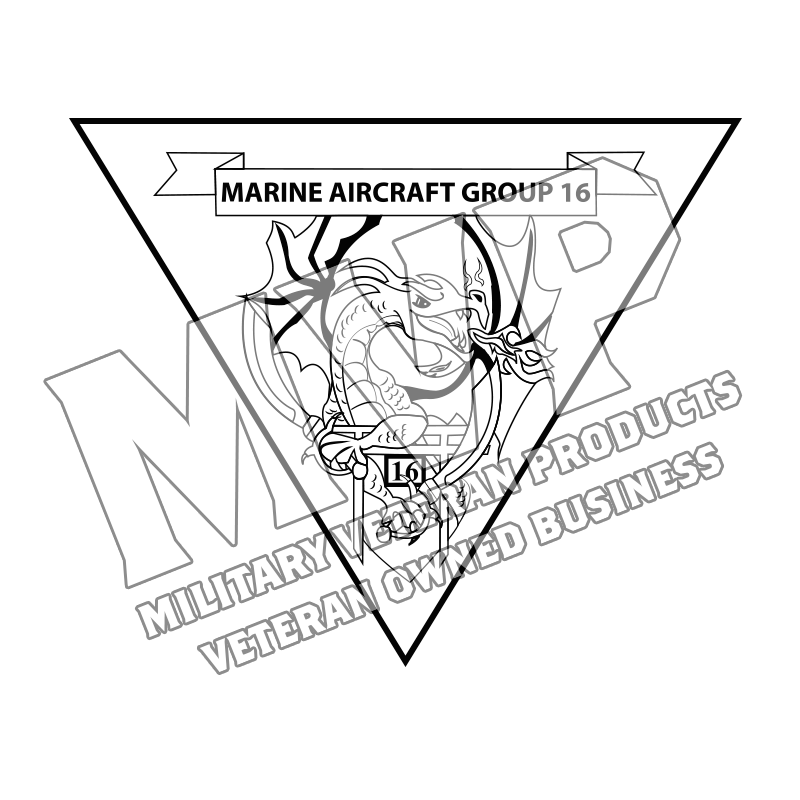 Marine Aircraft Group 16 USMC Unit Logo, MAG-16 USMC Unit Logo