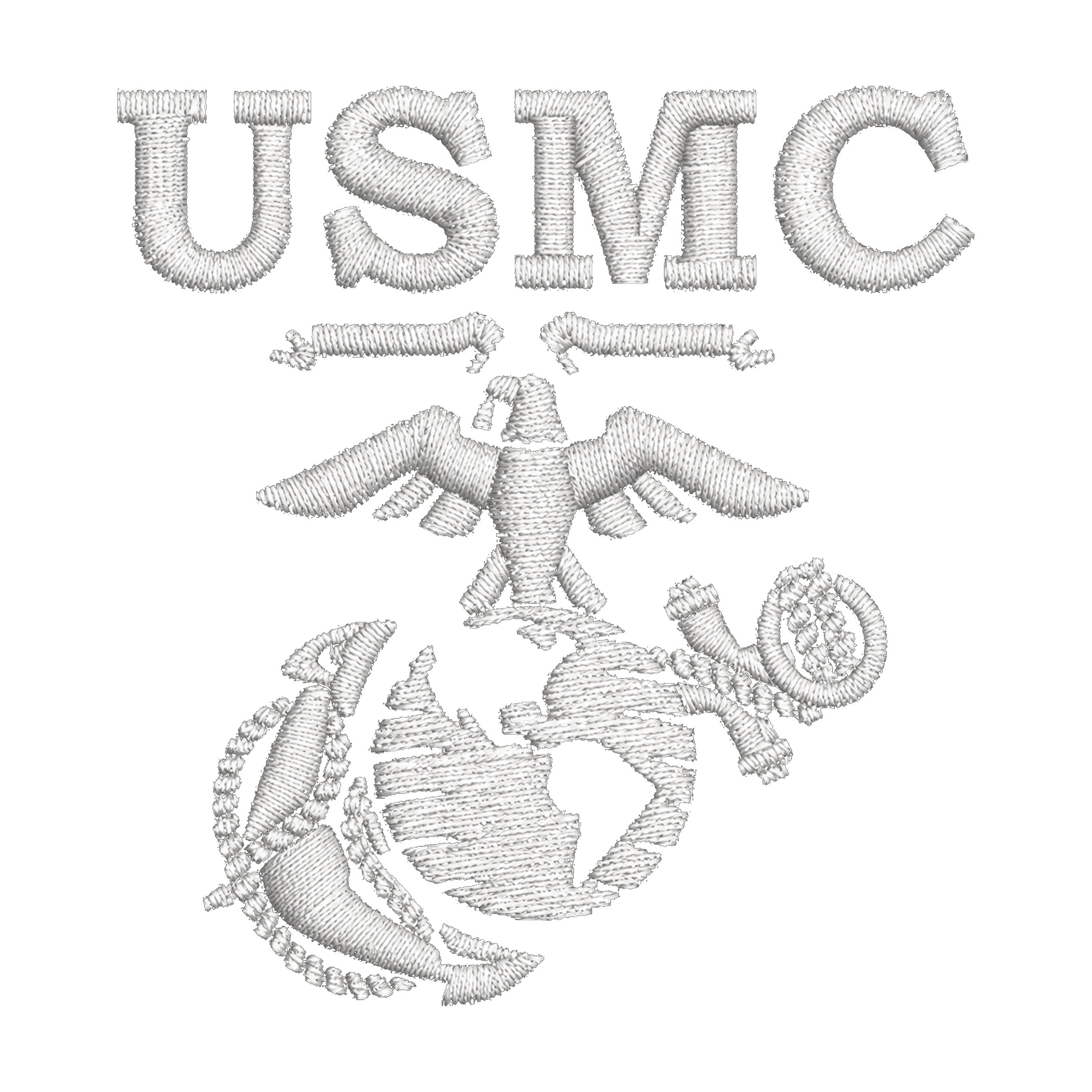 Limited Edition USMC Old School EGA Embroidered Denim Shirt Jacket