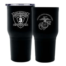 1st Battalion 3rd Marines USMC Unit Logo tumbler, 1st Battalion 3rd Marines  (1/3 USMC Unit) coffee cup, 1st Battalion 3d Marines  USMC, Marine Corp gift ideas, USMC Gifts for women