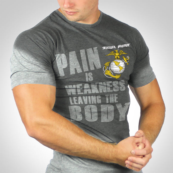Sweat Activated Apparel USMC Pain is Weakness Leaving The Body