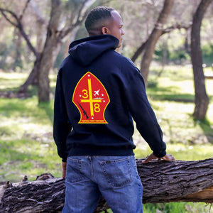 3rd Bn 8th Marines USMC Unit hoodie, 3rdBn 8th Marines logo sweatshirt, USMC gift ideas, Marine Corp gifts women or men, USMC unit logo gear, USMC unit logo sweatshirts 3d