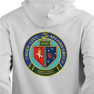 3rd Civil Affairs Marines USMC Unit hoodie, 3rd Civil Affairs Marines logo sweatshirt, USMC gift ideas, Marine Corp gifts women or men, USMC unit logo gear, USMC unit logo sweatshirts 
