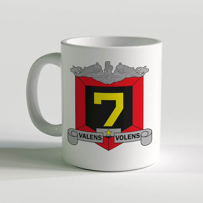 Submarine Squadron 7 Coffee Mug, US Navy Sub Squad 7