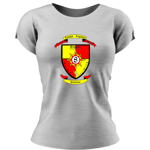 CLB-8 USMC Unit Ladies T-Shirt, CLB-8, USMC gift ideas for women, Marine Corp gifts for women CLB-8  Women's Combat Logistics Battalion-8 Unit t-shirt-USMC Unit Shirts USMC Gifts 