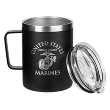 12 oz Marine Corps Coffee Mug Tumbler