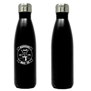 Marine Aviation Logistics Squadron 39 (MALS-39) logo water bottle, MALS-39 hydroflask, Marine Aviation Logistics Squadron 39 (MALS-39) USMC, Marine Corp gift ideas, USMC Gifts for women or men, MALS-39 Magicians, 17 Oz MALS-39 Water Bottle