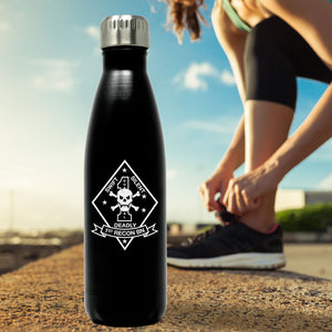 1st Recon logo water bottle, 1st Recon hydroflask, 1st Reconnaissance Battalion USMC, Marine Corp gift ideas, USMC Gifts for women flask 17oz