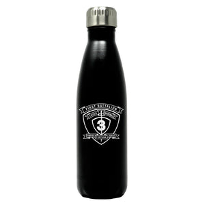 1st Bn 3rd Marines logo water bottle, 1st Bn 3rd Marines hydroflask, 1st Battalion 3d Marines USMC, Marine Corp gift ideas, USMC Gifts for women flask 