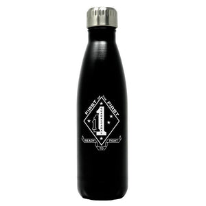 1st Bn 1st Marines logo water bottle, 1st Bn 1st Marines hydroflask, 1stBn 1st MarinesUSMC, Marine Corp gift ideas, USMC Gifts for women flask