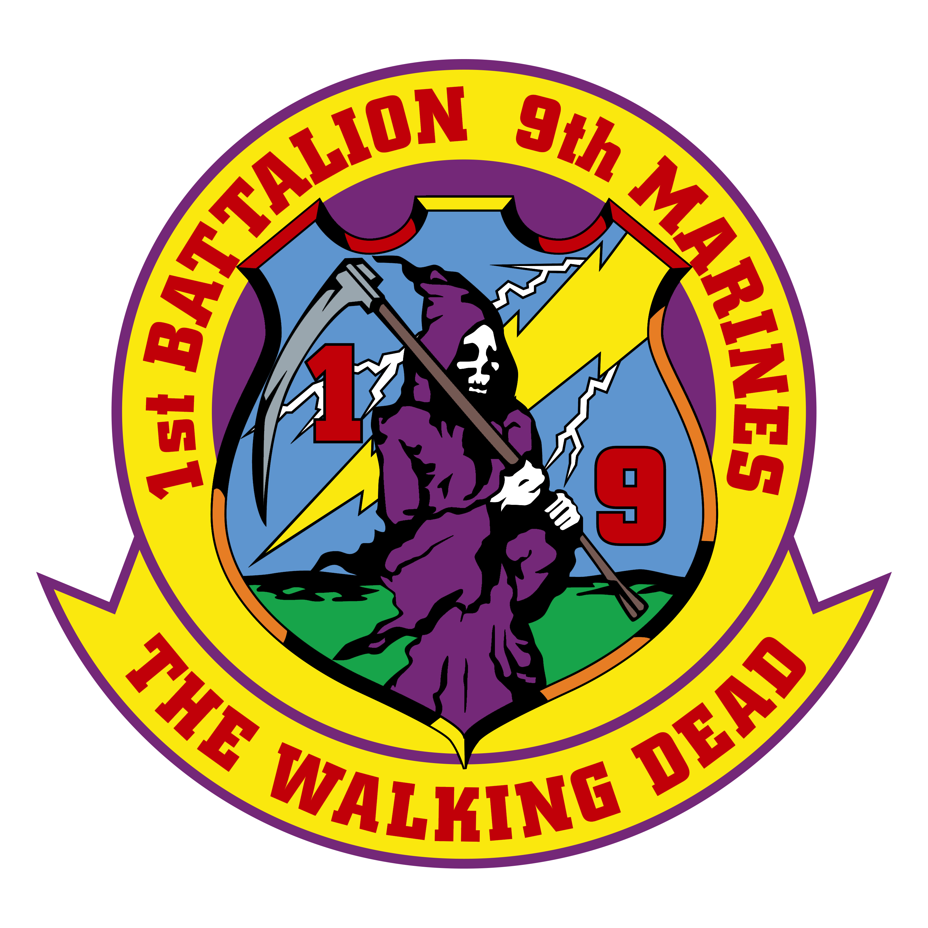 1st Bn 9th Marines Unit T-Shirt
