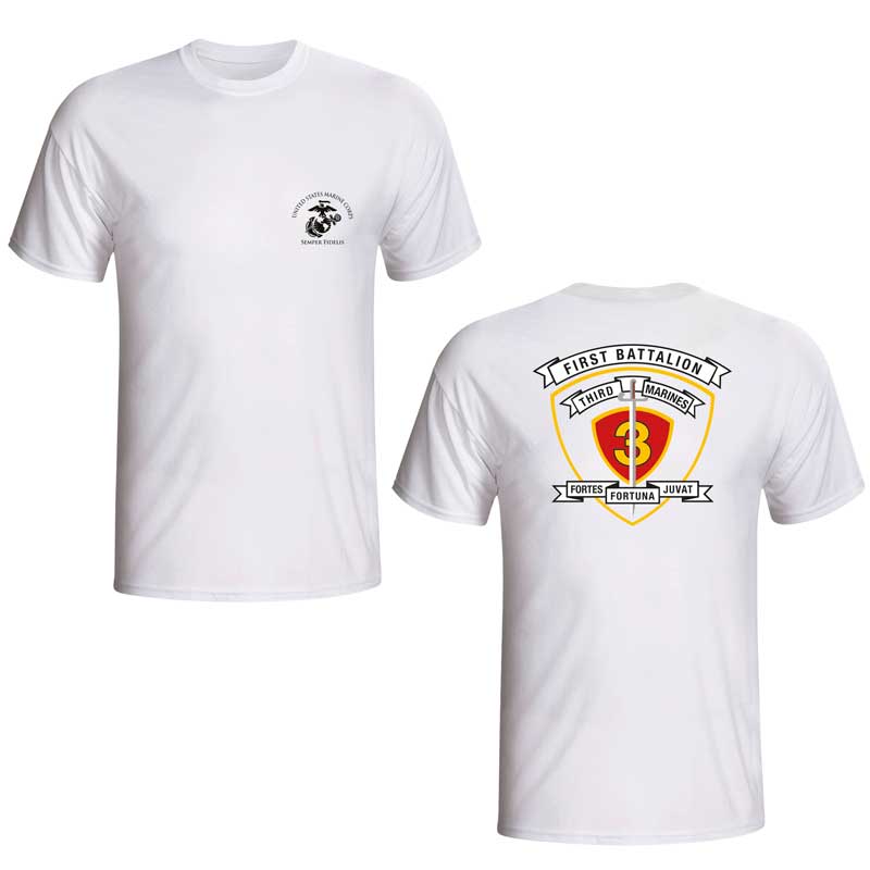 1st Bn 3rd Marines Unit T-Shirt - Gifts for Marines