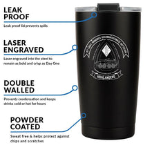 1st Light Armored Reconnaissance Battalion (1st LAR) USMC Unit Logo Laser Engraved Stainless Steel Marine Corps Tumbler - 20 oz