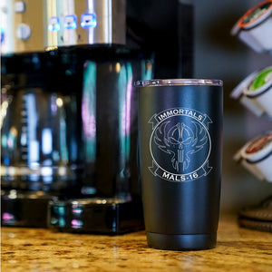 MALS-16 USMC Unit Logo Tumblers- 20 OZ