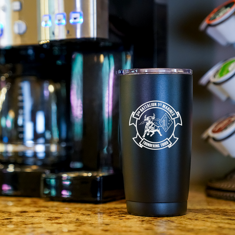 Third Battalion First Marines (3/1) USMC Unit logo tumbler, 3rd Battalion 1st Marines USMC Unit Logo Coffee cup, 3d Bn 1st Marines USMC, Marine Corp gift ideas, USMC Gifts for men or women 20 Oz TumblerThird Battalion First Marines (3/1) USMC Unit logo tumbler, 3rd Battalion 1st Marines USMC Unit Logo Coffee cup, 3d Bn 1st Marines USMC, Marine Corp gift ideas, USMC Gifts for men or women 20 Oz Tumbler