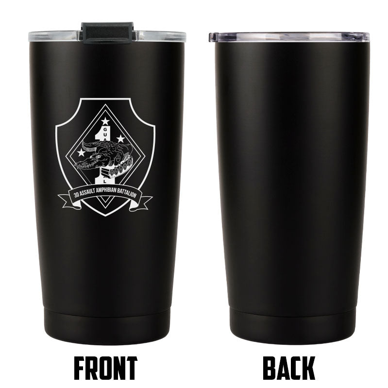 3d Assault Amphibian Battalion Unit Logo 20 Oz Tumbler, 3d AABN Unit Logo 20 Oz Tumbler