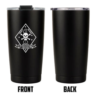 1st Reconnaissance Battalion Unit Logo 20 Oz Tumbler