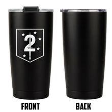 2nd MSOB USMC Unit logo tumbler, 2nd Marine Special Forces coffee cup, 2nd MSOB USMC, Marine Corp gift ideas, USMC Gifts for women 