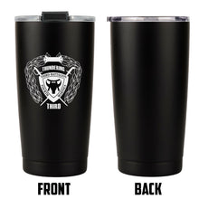 Third Battalion Fourth Marines (3/4) USMC Unit logo tumbler, 3rd Battalion 4th Marines USMC Unit Logo Coffee cup, 3d Bn 4th Marines USMC, Marine Corp gift ideas, USMC Gifts for men or women 20 Oz Tumbler