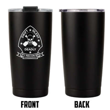 2nd Reconnaissance Battalion (2d Recon) USMC Unit logo tumbler, 2d Recon Bn coffee cup, 2d Recon Bn USMC, Marine Corp gift ideas, USMC Gifts for men or women 20 Oz Tumbler