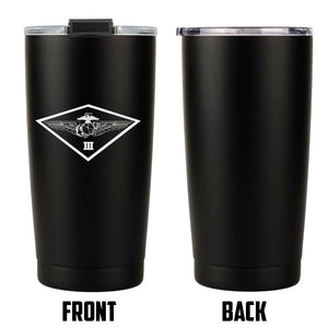 3rd Marine Aircraft Wing USMC Unit  Logo tumbler, 3rd MAW USMC coffee cup, 3rd MAW Marines USMC, Marine Corp gift ideas, USMC Gifts for women or men