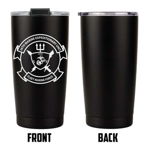 26th Marine Expeditionary Unit USMC Unit logo tumbler, 26th MEU USMC Unit Logo coffee cup, 26th MEU USMC, Marine Corp gift ideas, USMC Gifts for women or men 20 oz