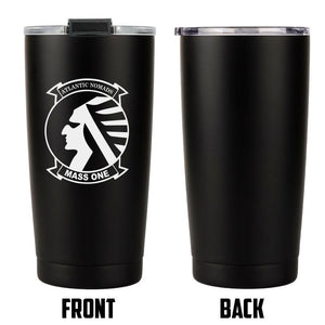 MASS-1 logo tumbler, MASS-1 coffee cup, Marine Air Support Squadron 1 USMC, Marine Corp gift ideas, USMC Gifts for women 