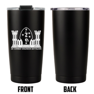 2nd Combat Engineer Battalion (2d CEB) USMC Unit logo tumbler, 2d CEB coffee cup, 2d CEB USMC, Marine Corp gift ideas, USMC Gifts for men or women 20 Oz Tumbler