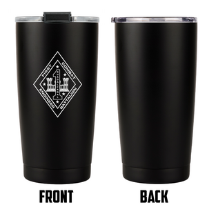 1st Combat Engineer Battalion (1st CEB) USMC Unit logo tumbler, 1st CEB coffee cup, 1st CEB USMC, Marine Corp gift ideas, USMC Gifts for men or women 20 Oz Tumbler