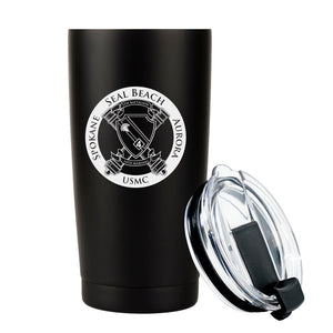 5th Bn 14th Marines logo tumbler, 5th Bn 14th Marines coffee cup, 5th Battalion 14th Marines USMC, Marine Corp gift ideas, USMC Gifts for women or men