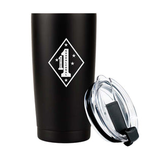 First Marine Regiment Unit USMC Unit logo tumbler, 1st Marine Regiment USMC Unit Logo coffee cup, 1st Marine Regiment USMC, Marine Corp gift ideas, USMC Gifts for women or men 20 oz