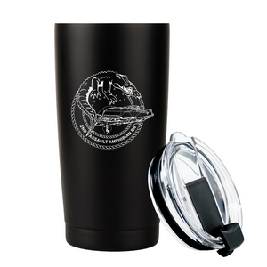 2d Amphibian Assault Battalion (2d AABN) USMC Unit logo tumbler, 2d AABN coffee cup, 2d AABN USMC, Marine Corp gift ideas, USMC Gifts for men or women 20 Oz Tumbler