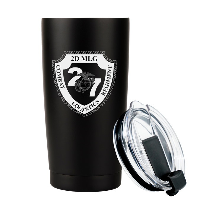 CLR-27 USMC Stainless Steel Marine Corps Tumbler- 20oz