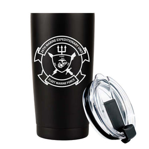 26th Marine Expeditionary Unit USMC Unit logo tumbler, 26th MEU USMC Unit Logo coffee cup, 26th MEU USMC, Marine Corp gift ideas, USMC Gifts for women or men 20 oz