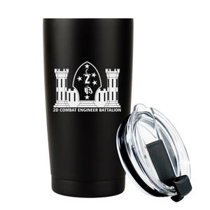 2nd Combat Engineer Battalion (2d CEB) USMC Unit logo tumbler, 2d CEB coffee cup, 2d CEB USMC, Marine Corp gift ideas, USMC Gifts for men or women 20 Oz Tumbler