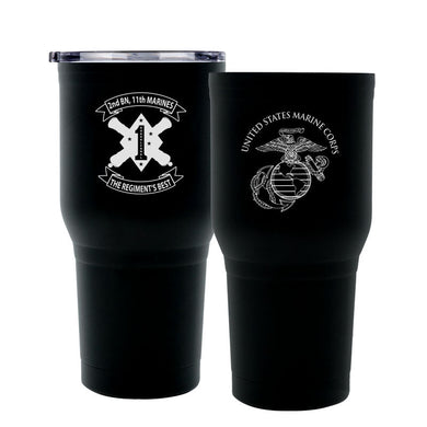 2nd Bn 11th Marines 30 oz Tumbler