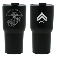 Cpl Tumbler, USMC Tumbler, Corporal Tumbler