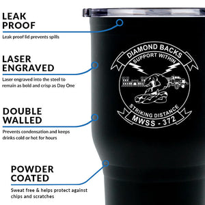 MWSS-372 USMC Unit Logo Tumblers- 30 OZ